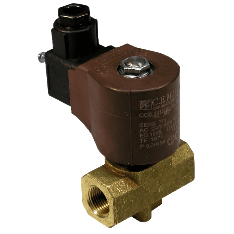 Ceme Magnetventil 9913 3/8`` Typ ESV für Dampf 8mm Teflon